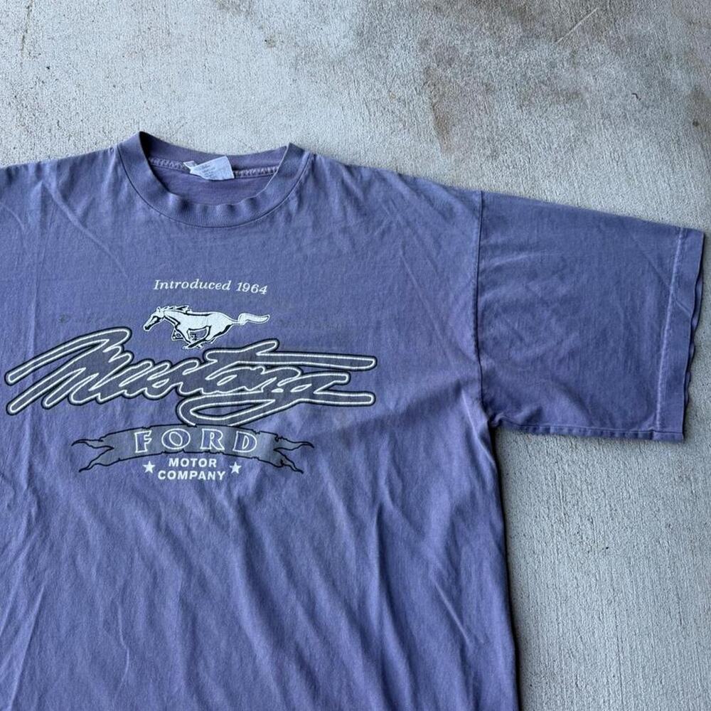 Vintage ford mustang tee blue XL/2XL